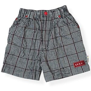 Vintage Gymboree Plaid Shorts Classic Y2K Check Toddler boys rainbow tag medium